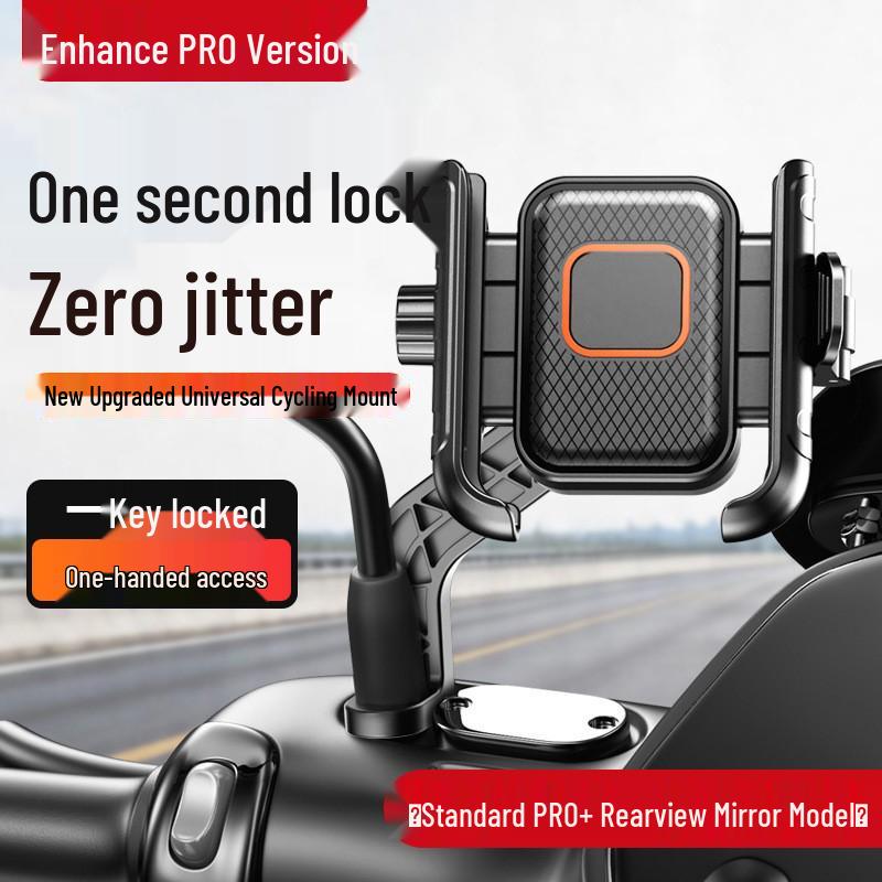 Electric Vehicle & Motorcycle Phone Holder for Food Delivery and Cycling