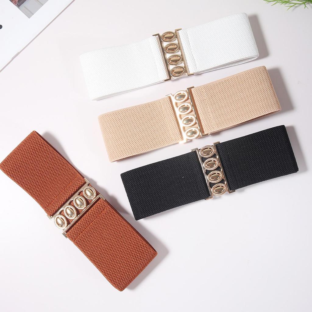 Women's Elastic Waist Belt: Fashionable, Versatile, Decorative Skirt Belt for Outerwear and Dresses