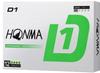 Dutzend Honma Golf D1 Ball 2024 Modell BT2401 HONMA Golfball 2 Dutzend 24 Bälle [2 Set] (Grün)