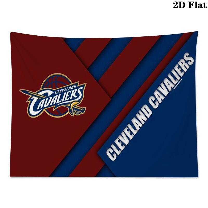Cleveland Cavaliers Wall Tapestry Aesthetic Wall Hanging Printed Fabric Blanket Decorative Tapestries for Bedroom Living Room Home Decor