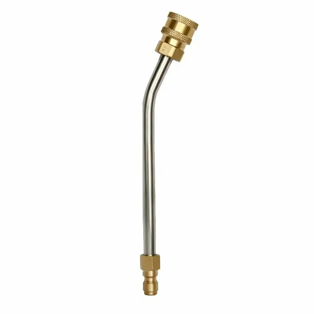 Full metal bent rod, 1/4 quick connect, 90 °/30 °/U-shaped cleaning rod, used for car and air conditioning cleaning