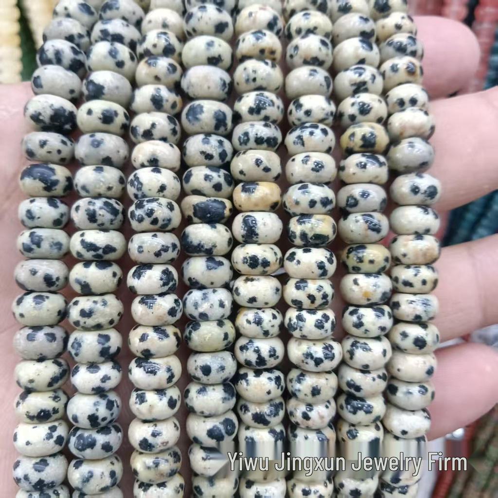 100 Natural Stone 5x8mm Abacus Beads for Jewelry Making – Bracelets & Necklaces