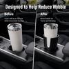 Auto-Becherhalter-Erweiterung für 32-40 oz Flaschen, Großer Fahrzeug-Becherhalter-Adapter mit U-förmigem Griffschlitz, Anti-Wackel-Getränkehalter für Becher