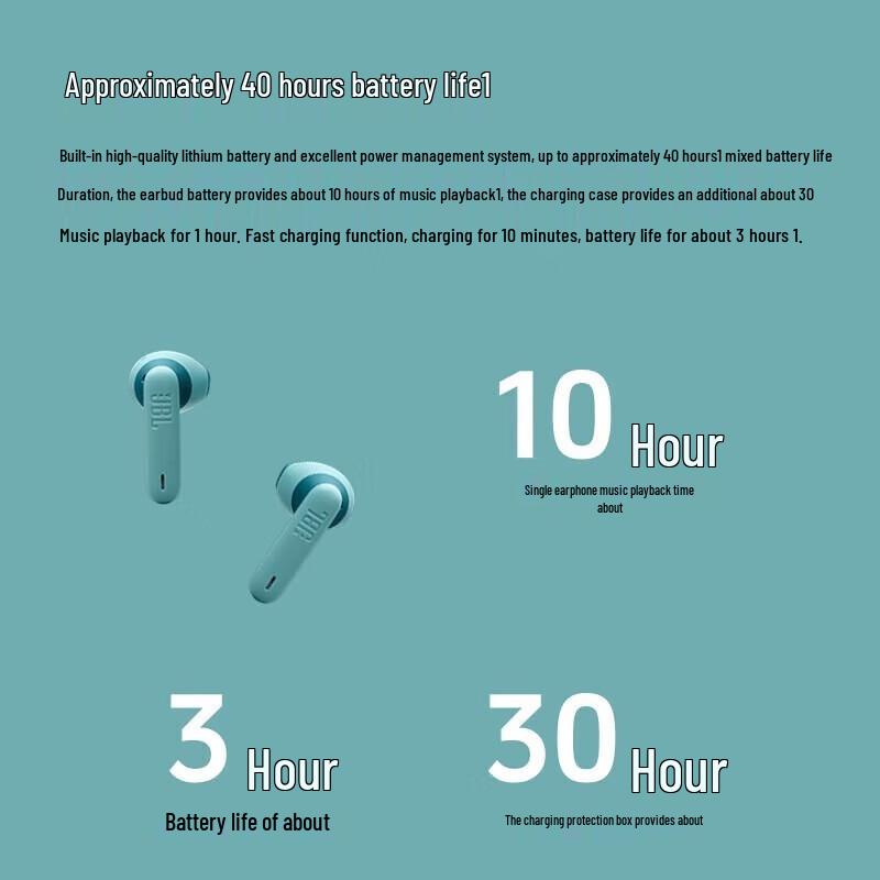JBL WAVE FLEX 2 True Wireless Bluetooth Headphones