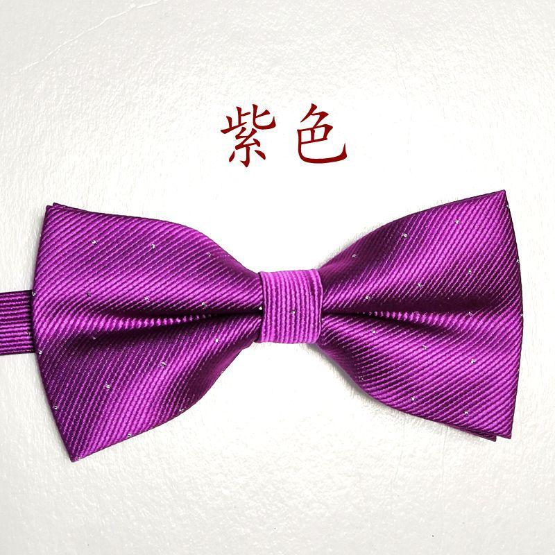 Papillon da Matrimonio da Uomo Abito a Pois Sposo Matrimonio Papillon Vestito Angolo Piatto Papillon Fibbia in Ferro Moda Business