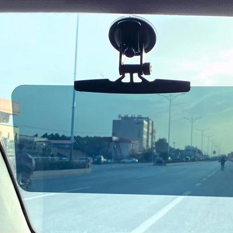 Auto Sun Visor Anti-Glare UV Protection Suction Cup Car Visor Multipurpose Sun-Proof Sun Visor Black Sunvisors for SUVs Trucks