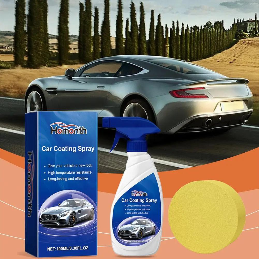 

100 мл автомобильный керамический спрей-покрытие Quick Nano-Coating Wax Car Plating Accessories Agent Ystal Cr Cleaning Care Paint J5S9