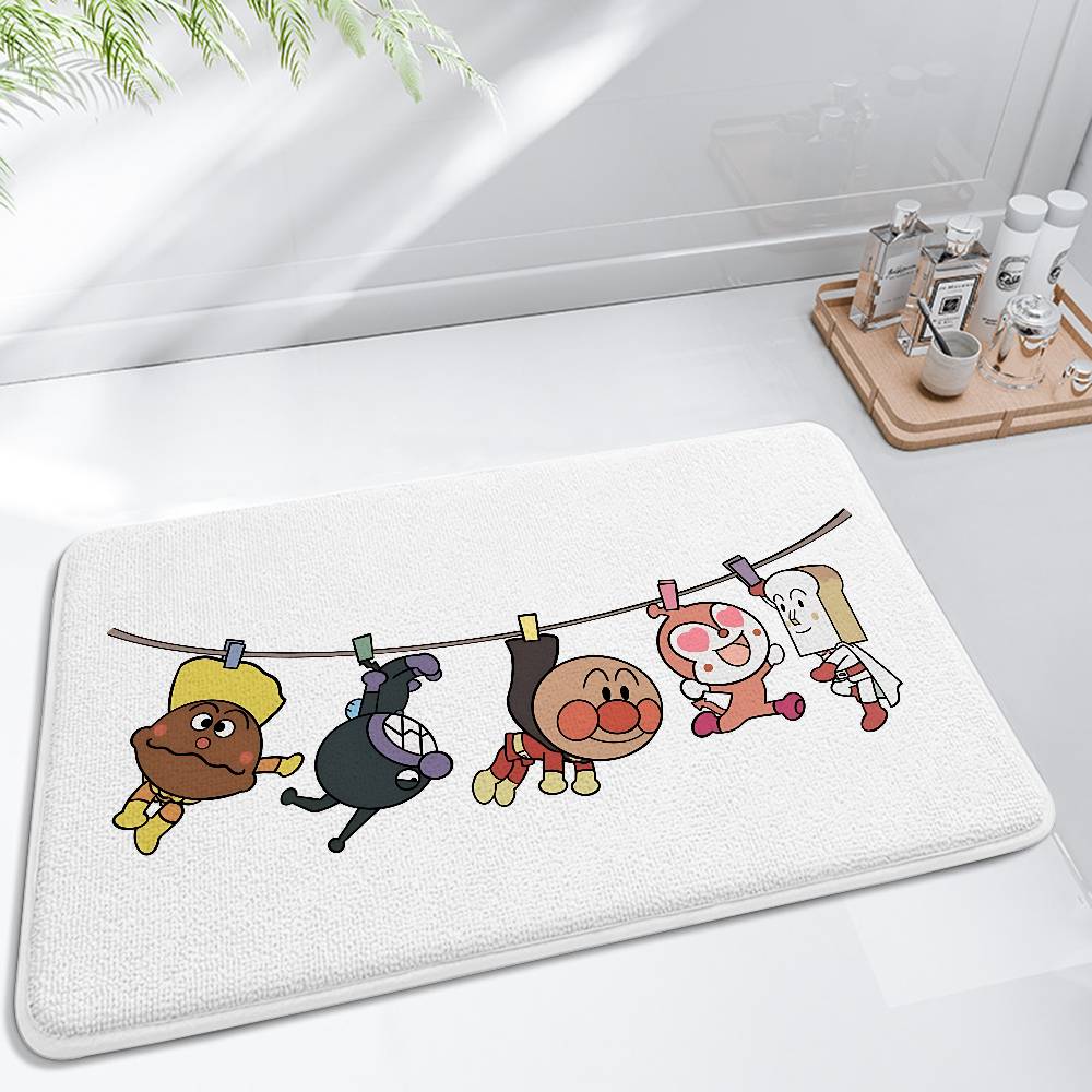 A-Anpans-man Floor Mat Living Room Rug For Bedroom Welcome Mat Outdoor Rug