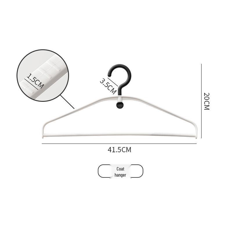 

2025 Вешалка для одежды с клипсами - Утолщенное, не оставляющее следов решение для хранения для общежитий