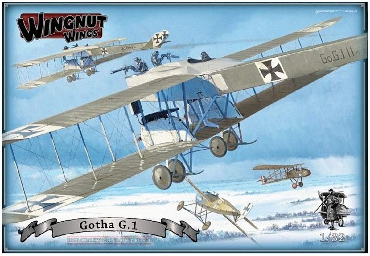 

Пластиковая модель бомбардировщика Люфтваффе Gotha WNG32045 1/32 G.1