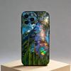 Laser beam   Phone Case For iPhone 17, 16,15,14,13,12,11 Plus,Pro Max, Others Soft Black Cover