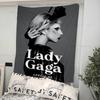 Lady Gaga Cantante Arazzo Colorato da Appendere alla Parete Arazzi Murali Bohemien Decorazione Artistica Murale Mandala
