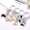 NOVO Chaveiro de Cachorro Welsh Corgi Fofo para Mulheres Bolsa Pingente Chaveiro Chaveiro Porta-chaves Masculino Porta-chaves de Carro Charme Jóias EU AMO PRESENTES DE CÃES