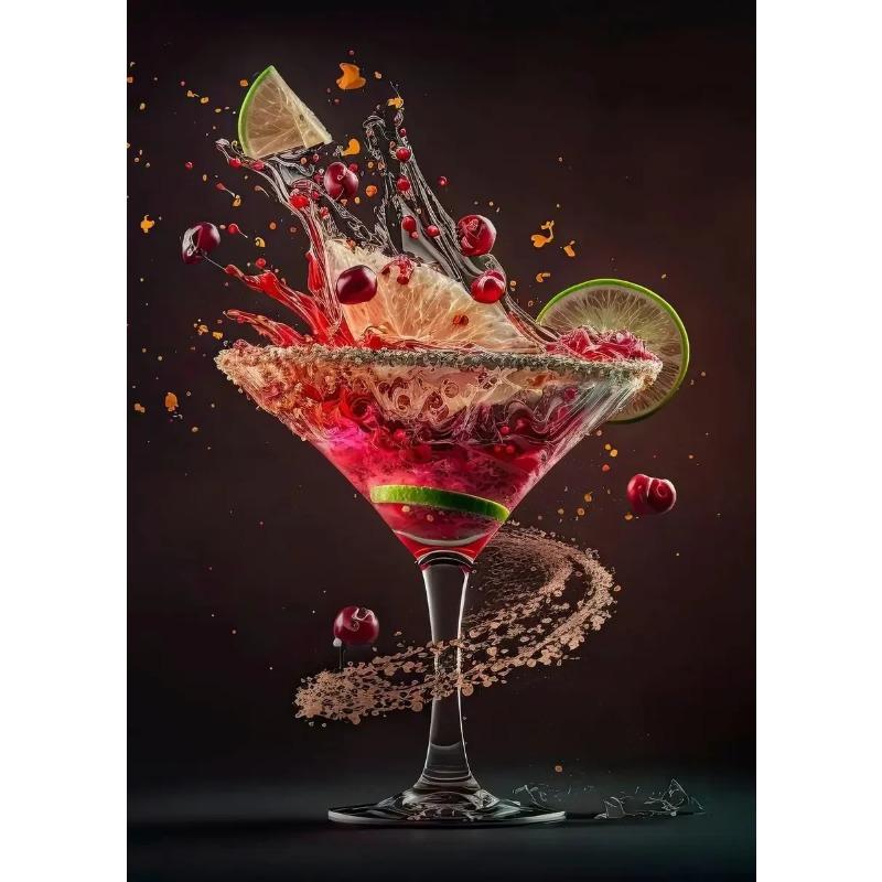 Cocktail Explosion poster Fruit Cocktail Don't Trust Bar Minimalist Print Canvas Painting for Living Room Modern Home Decor
