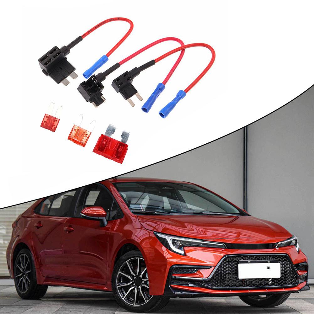 3 Types Car Add-a-circuit Fuse TAP Adapter Standard Auto Blade Fuse Holder