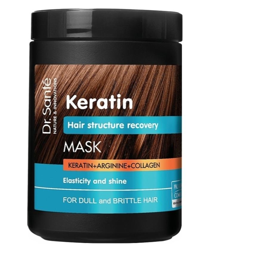 

Keratin Mask for dull and brittle hair Dr.Sante Keratin Mask 300ml. 300 ml