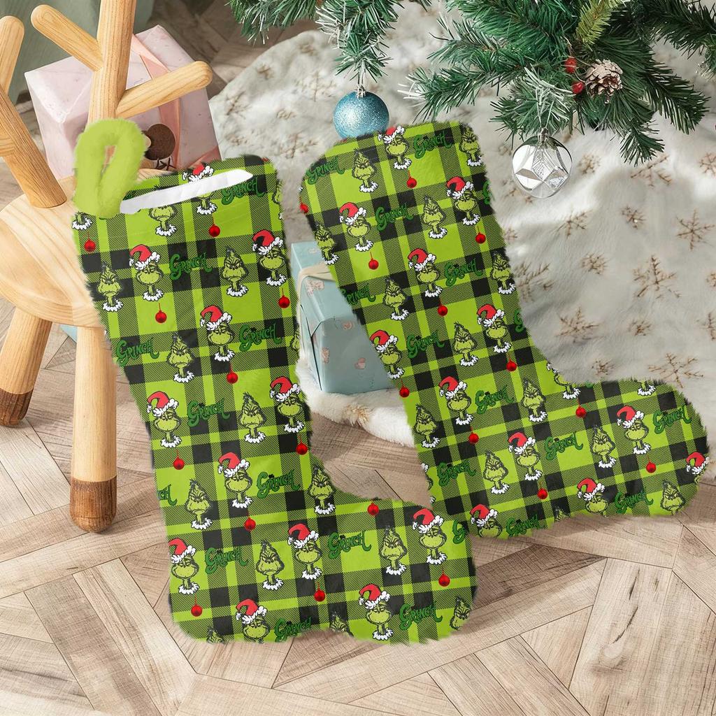 Vánoční punčochy ozdoby vánoční stromek dekorace přívěsky