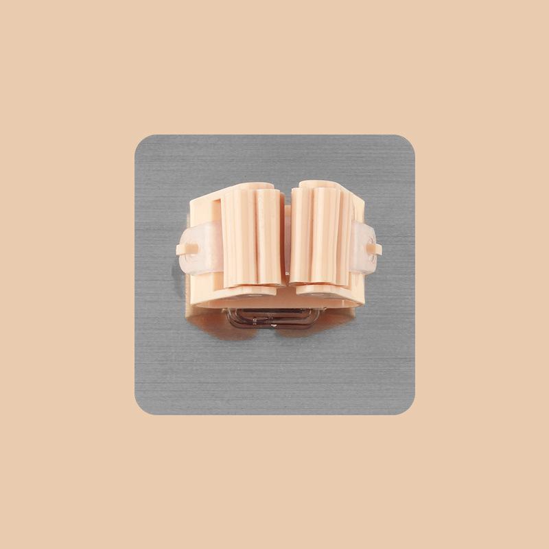 Factory Price Wall Hook Strong Adhesive Kitchen Mop Holder Home Essentials Bathroom Hanger Brush Broom Hook