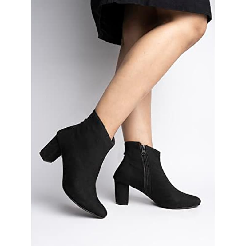 

Shoetopia Women s Flat Boots 7 UK чорний