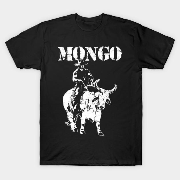 

Men Black Print T-shirt Blazing Saddles Mongo - Vintage White Overlay No-Cut Transfer Paper Print Cotton Tshirt XL чёрный