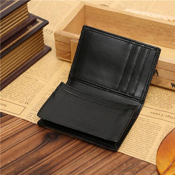 Genuine Leather Bifold Men's Wallet ID Credit Card Holder Mini Purse Money Clip Genuine Leather Bifold Men's Wallet ID Credit Card Holder Mini Purse Money Clip