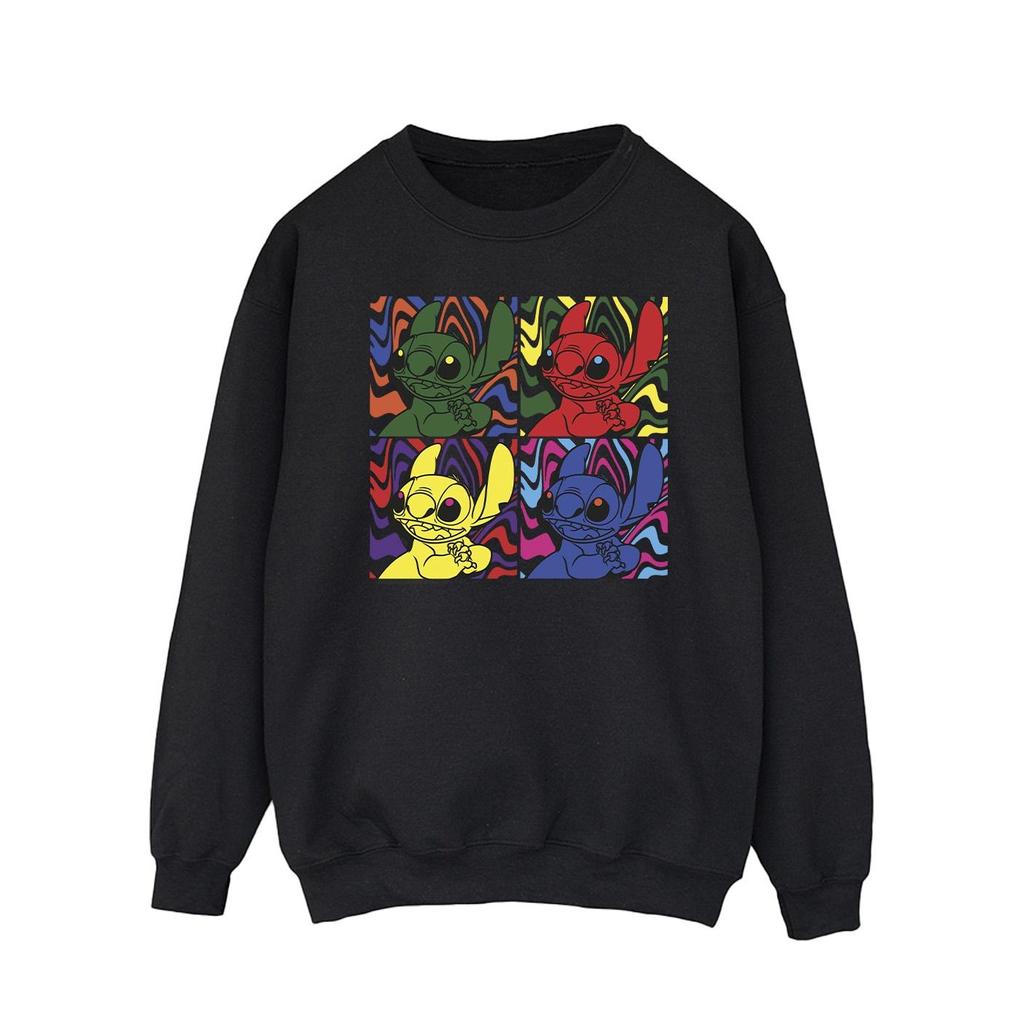 Disney Mens Lilo & Stitch Pop Art Sweatshirt