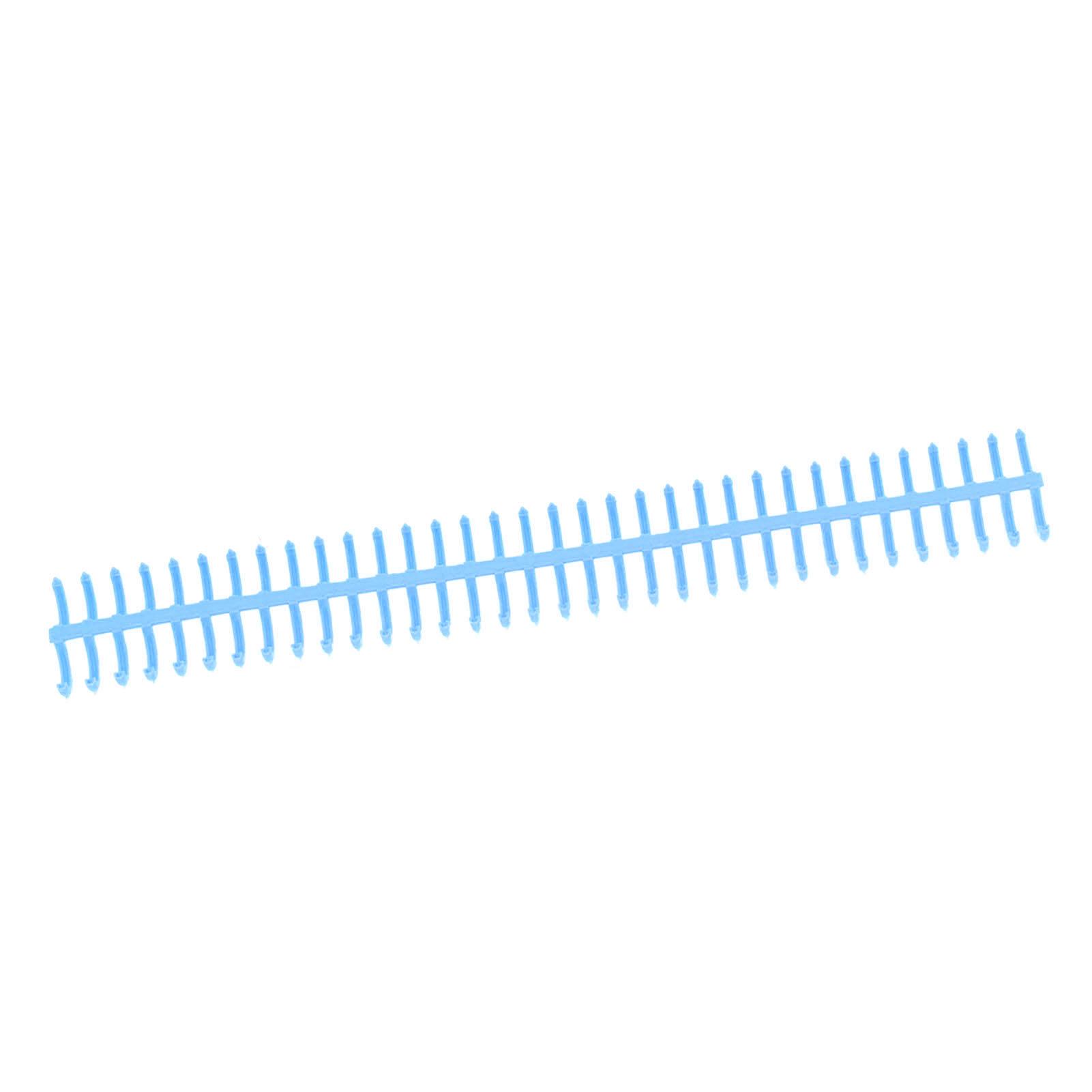 10Pcs Binding Coils 34 Holes Polypropylene Wear Resistant Binding Spines for Stationery