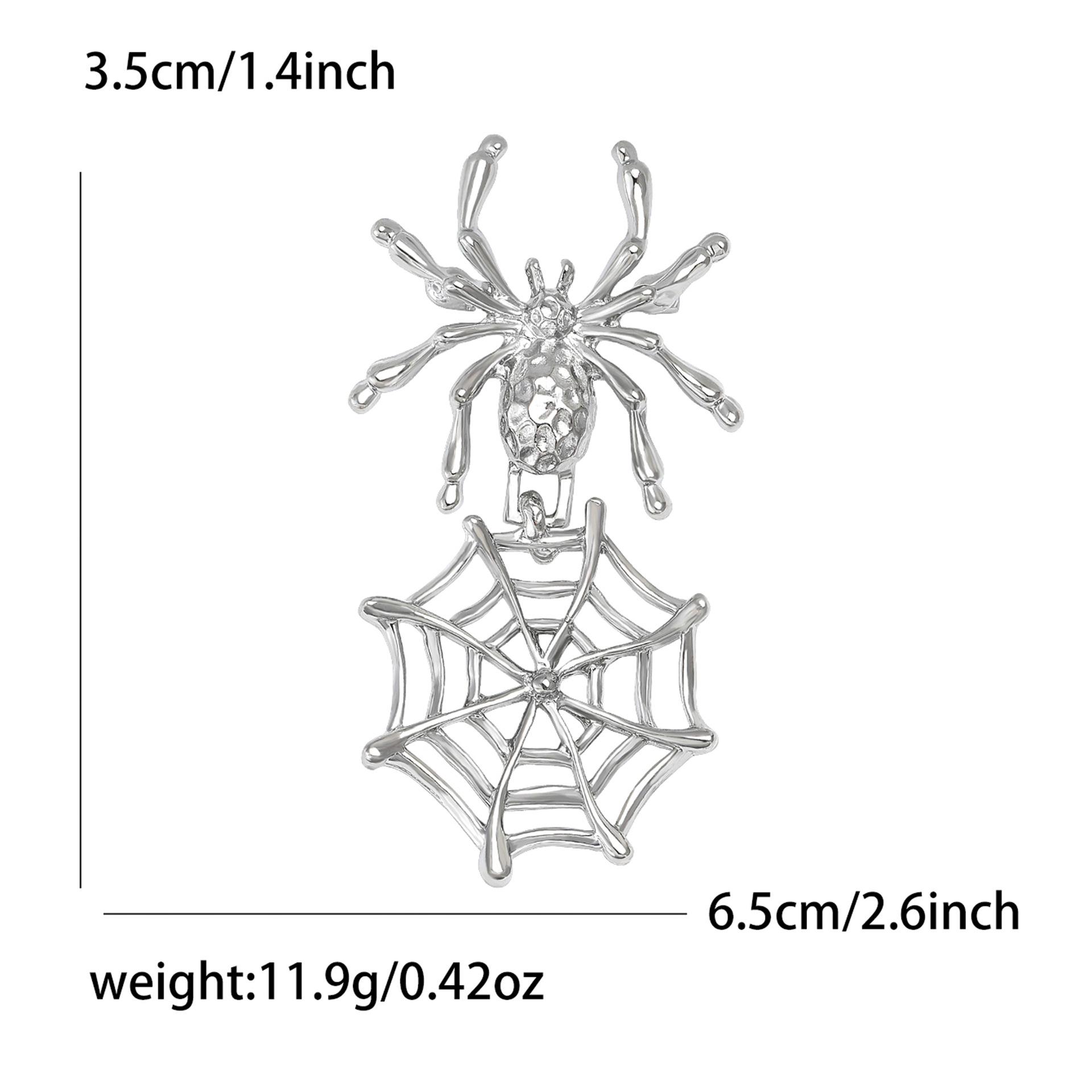 

Модный тренд сплав паутина брошь Хэллоуин атмосфера костюм брошь украшение булавка