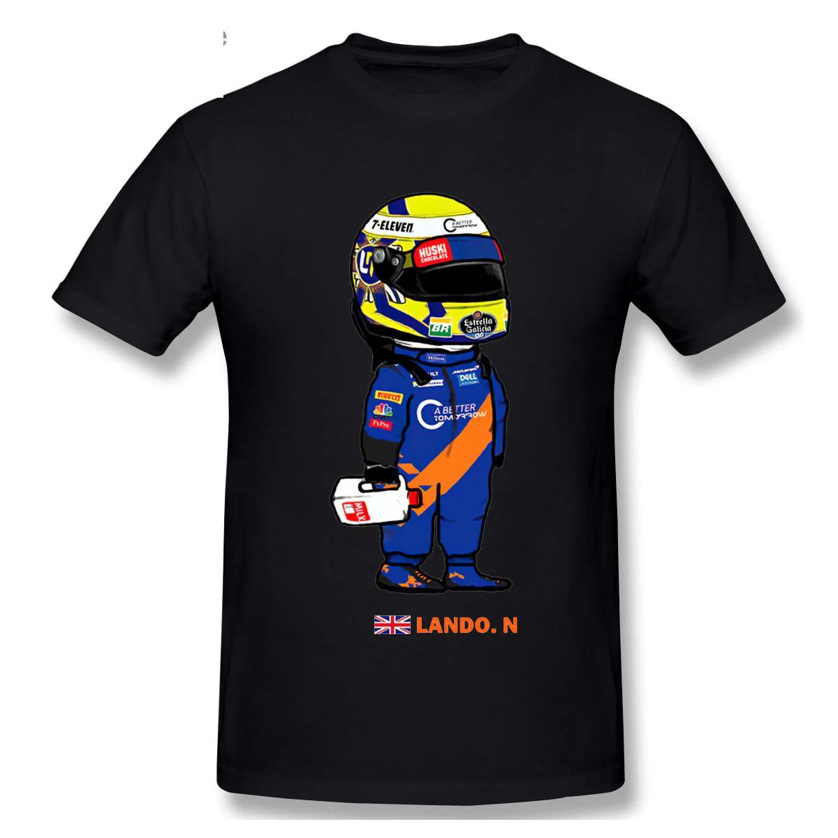 

Cartoon Q Character Print Racing Lover Short Sleeve Mens and Womens Cotton Comfortable Breathable Fabric Tshirt 4XL