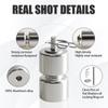 Trailer Tailgate Rollers Kits Aluminum Rollers Pins Washers Rings Replacement Smooth & Quiet Operation Easy Lift Gate