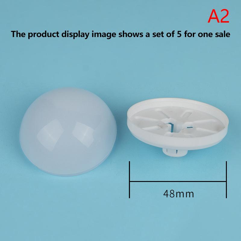 

5 шт. Светодиодная пластиковая полулампочка Лампочка для макияжного зеркала Пластиковый/Алюминиевый корпус Основание Домашний потолочный свет для ресторана Зеркальный фронтальный свет