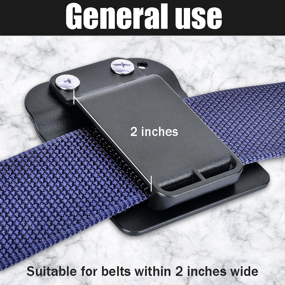 Clip-On Tool Belt&Drill Holder&Portable Hook Holster for Cordless Drill,Impact,Nailer,Tape Measure or Any Tools with Hanger Clip