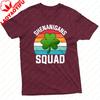 Shenanigans Squad Clover Design Summer Unisex TShirt Vintage Style Casual Wear St Patricks Day Festivals Perfect Gift Tee Tops