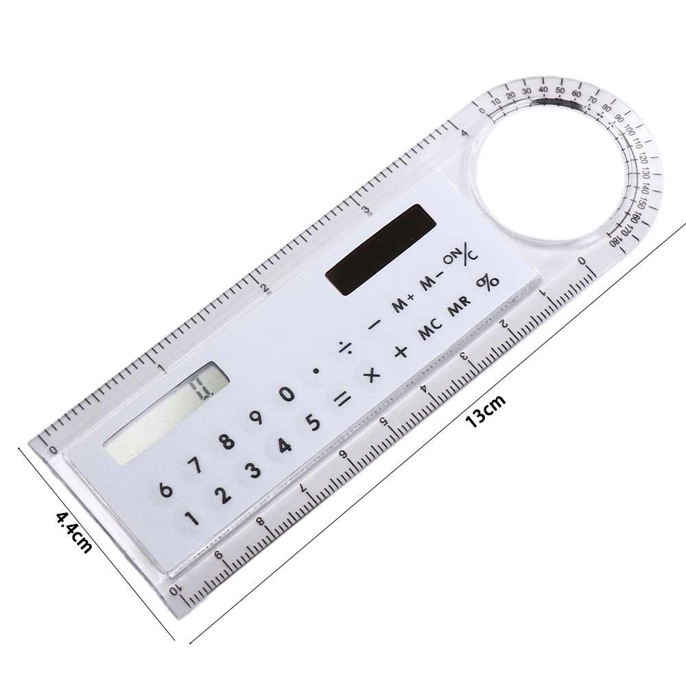Ruler Learning Ruler Calculator Solar Energy Ruler Calculator With Magnifier Transparent Ruler