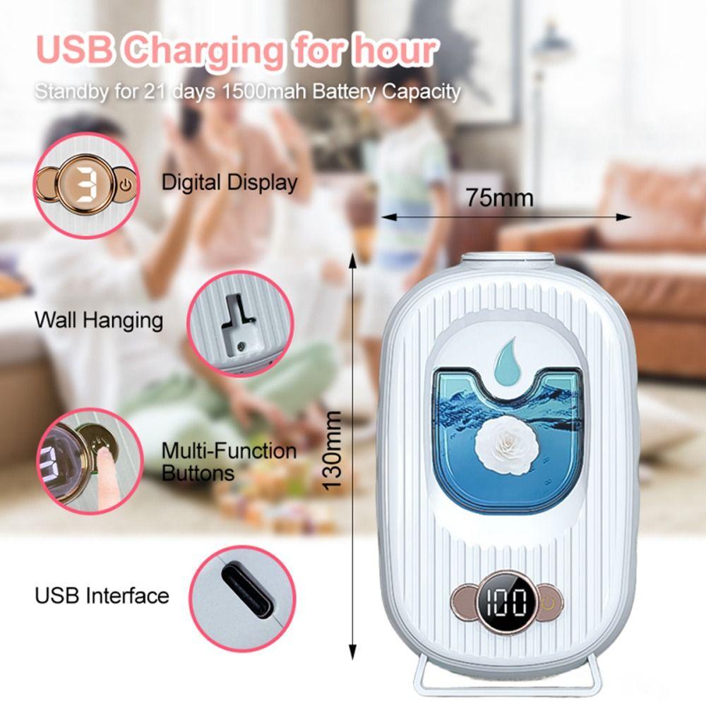 1Pcs Timed Aroma Diffuser 5 Gear Adjustment Toilet Deodorizing Diffuser Aromatherapy Machine