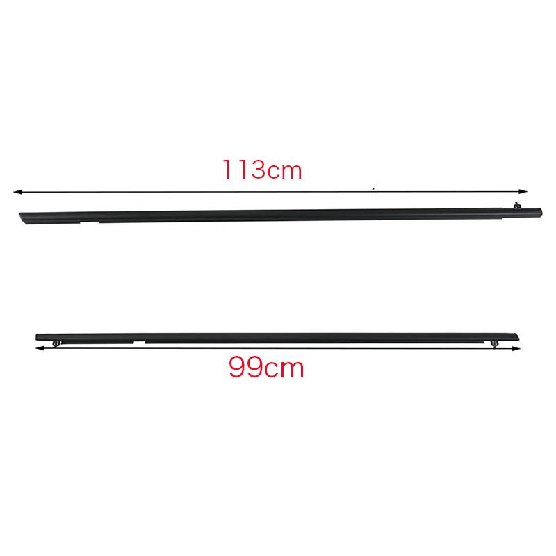 4Pcs Window Rubber Trim For Honda Civic 2006-2011 Weatherstrip Seal Side Door Glass Rubber Belt Replacement 72410-SNA-A01