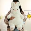 Lazy Rabbit Dolls Soft Plush Cute White Bunny Animal Toys Baby Sleep Pillows Cushion Kids Girl Birthday Gift Home Decor