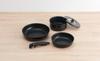 Thermos Durable Series 5-Piece Frying Pan Set with Detachable Handles, AB, Induction Compatible, Black, KSA-5B BK