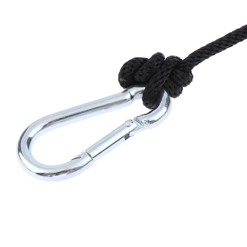 1/8 2M Adjustable 8Inch Lanyard Hanging For Tent Fan Grow Plant Lamp Pulley Ropes Pulley Lifting Pulley Hook