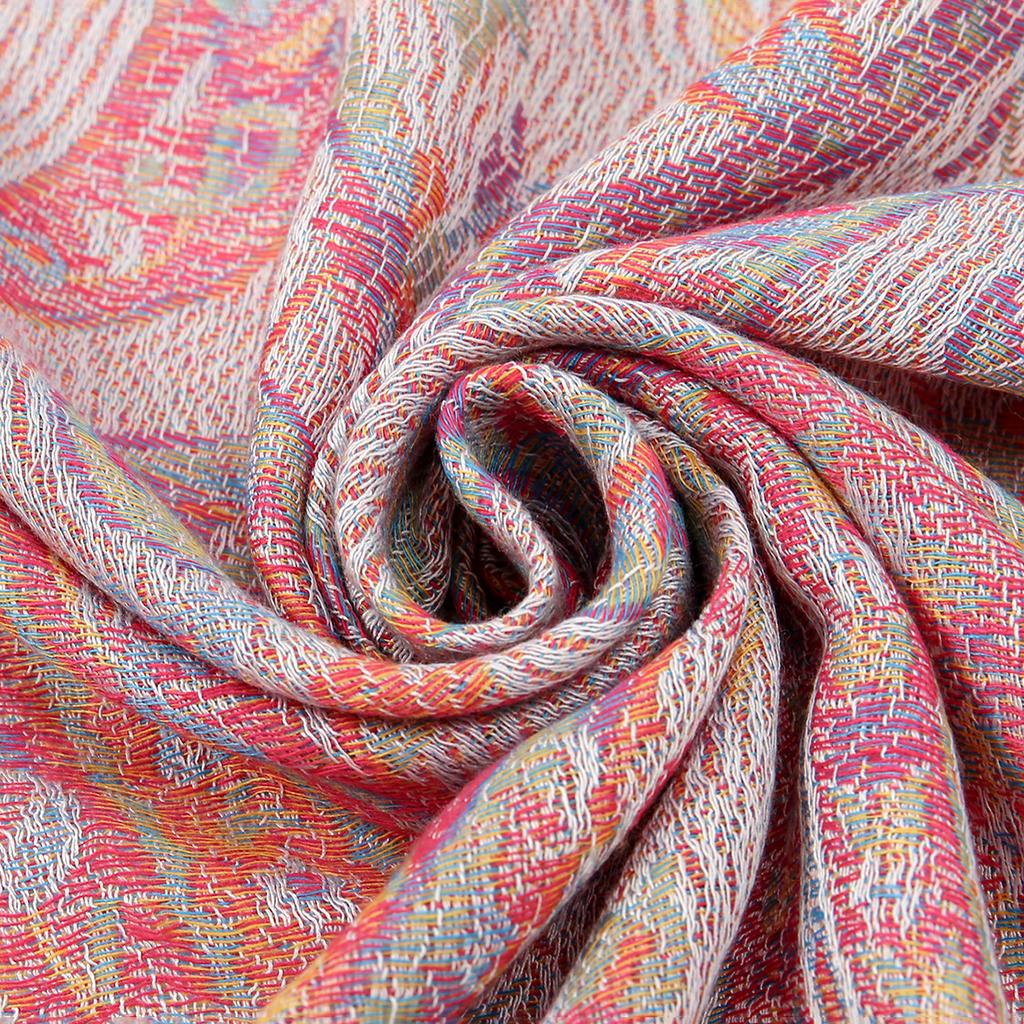 Paisley Embroidery Scarf Tassels Shawl Muslim Women Hijabs Retro Cashew Cotton Wraps Ladies Muffler Foulard Winter Scarves