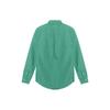 Polo Ralph Lauren Ss23 Logo Embroidered Button-Down Collar Long Sleeve Shirt Men shirts Jade-Green 710873089-003
