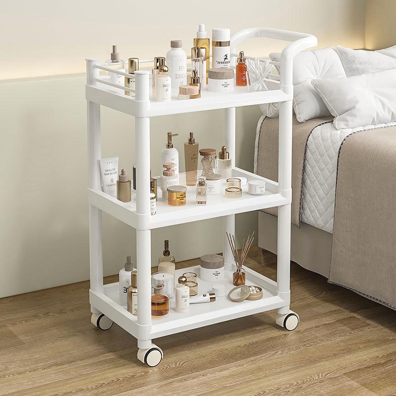 Mehrschichtiger Beauty-Salon- und Pflegewagen mit Schublade