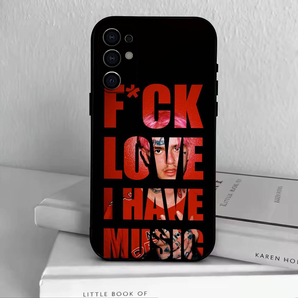Emo Rap-Lil Peep  Phone Case Black Silicone Soft For Samsung S25,S24,S21,S22,S23,S30,Ultra,S20,Plus,Fe,Lite