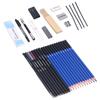 40 Piece Drawing and Sketching Pencil Art Set Graphite and Charcoal Pencils for Drawing Graffiti