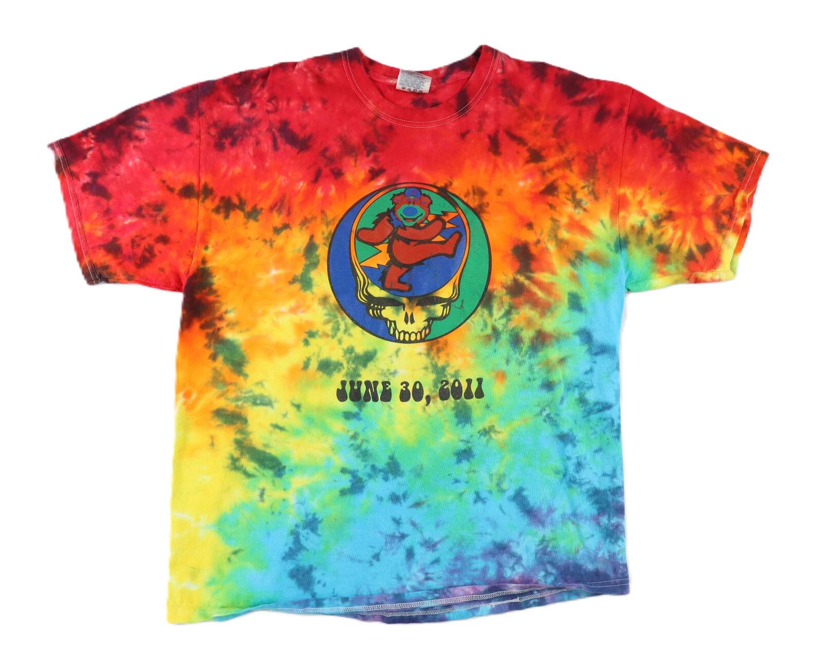 2011 Adult L XL Grateful Dead Ringers Tribute Band Music Concert T Shirt 4XL