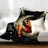 Betty Boop Print Blanket - Soft & Comfortable, for Bedroom, Travel, Sofa, Home Decoration - Birthday Christmas Gift for Friend
