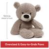 GUND Fuzzy Friends Gray Bear 6049972