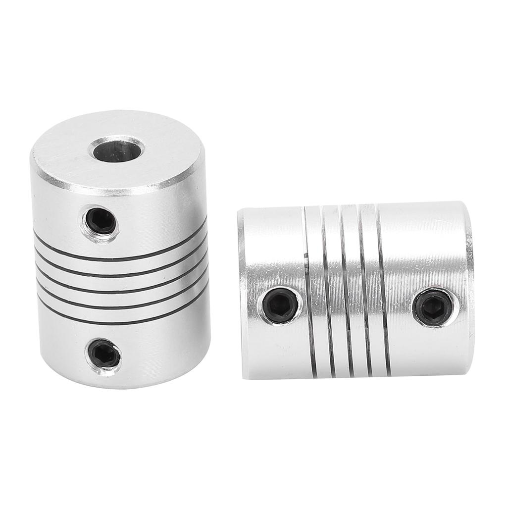 2Pcs Shaft Coupling Flexible Encoder Aluminum Alloy Coupler Stepper Motor DIY 3D Printer 5x8mm