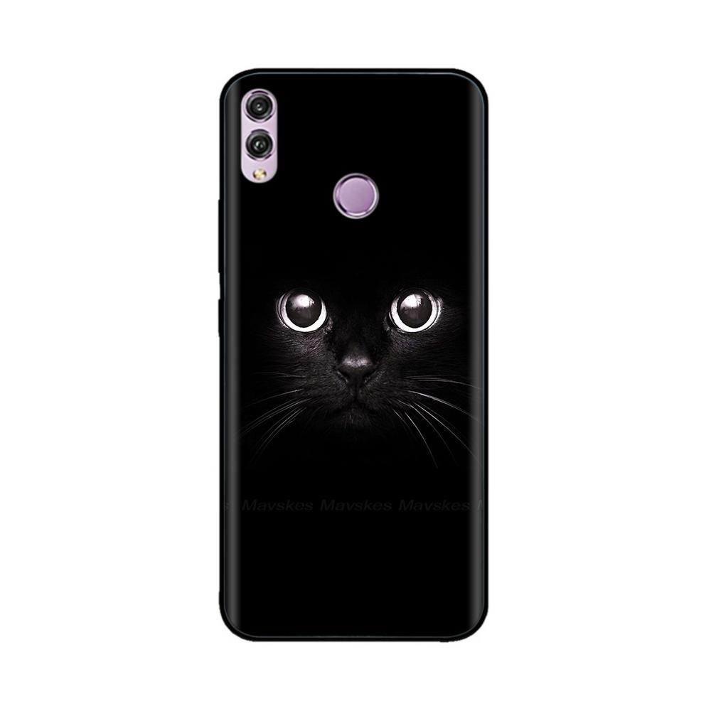 For Huawei Honor 8X Case Silicon Soft TPU Cartoon Painted Back Cover Phone Case for Huawei Honor 8X 8 X Honor8x Cases Bumper