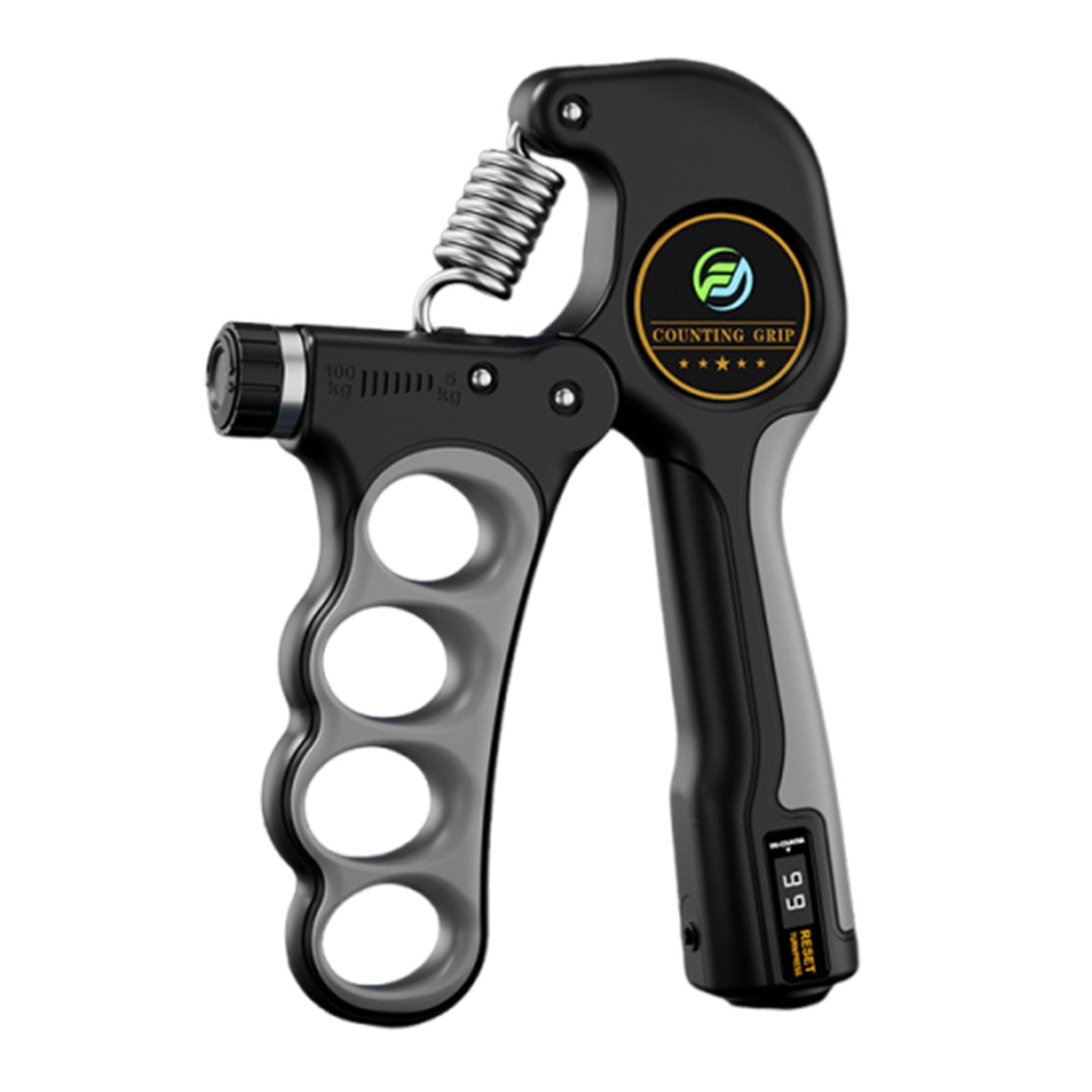 

Adjustable Hand Gripper Anti-Slip Electronic Counting Hand Gripper Wrist Strength Expander for Muscle Building Recover
